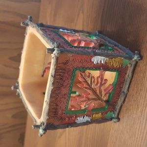 Robert Allen Candle Co Fall Leaves Votive Candle Holder